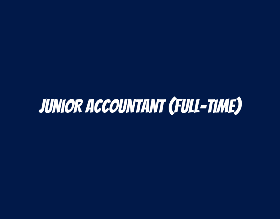 Junior Accountant (Full-Time)