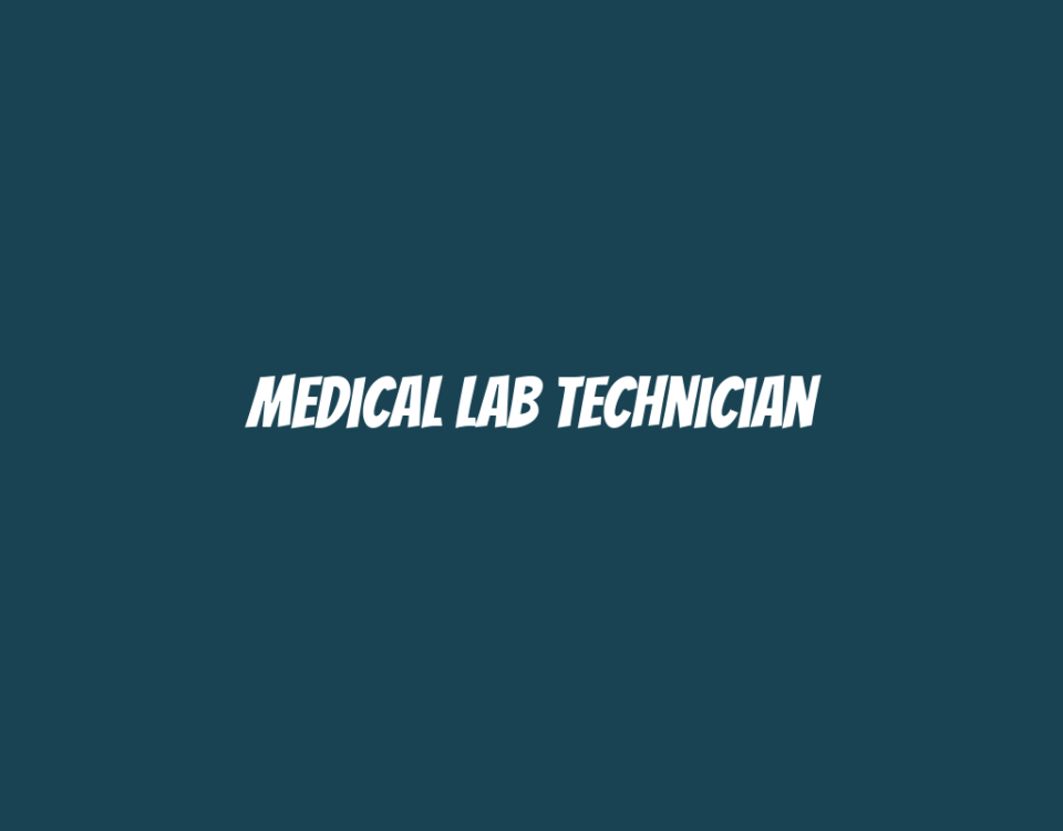 Medical Lab Technician