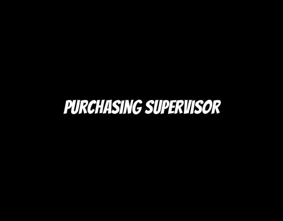 Purchasing Supervisor