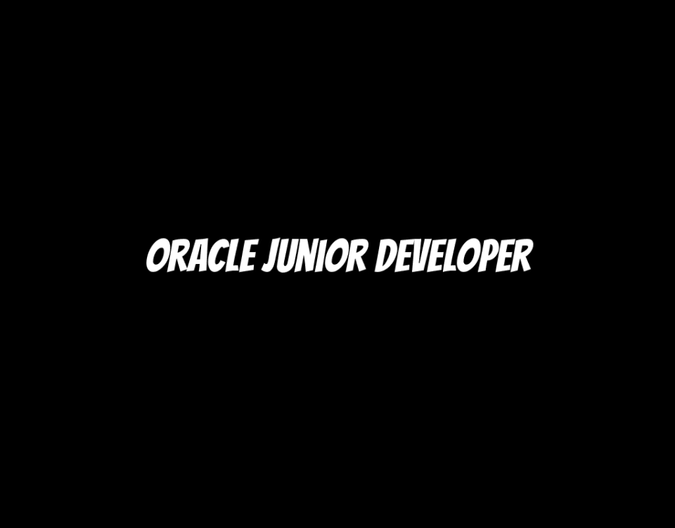 Oracle Junior Developer