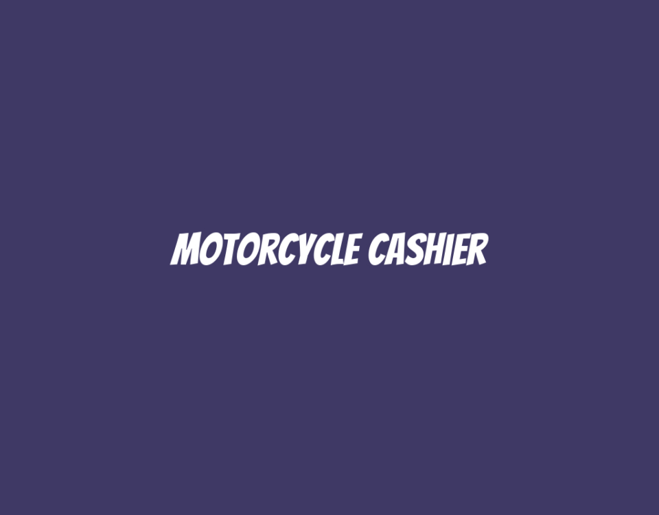 Motorcycle Cashier