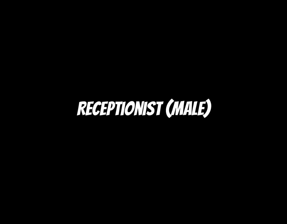 Receptionist (Male)