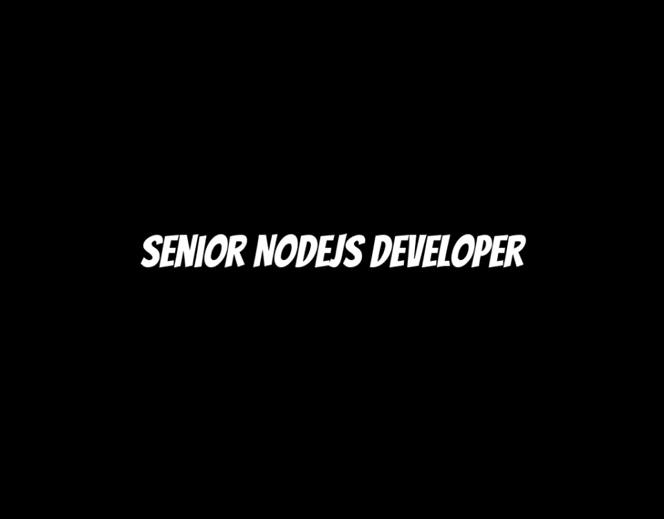 Senior NodeJS Developer