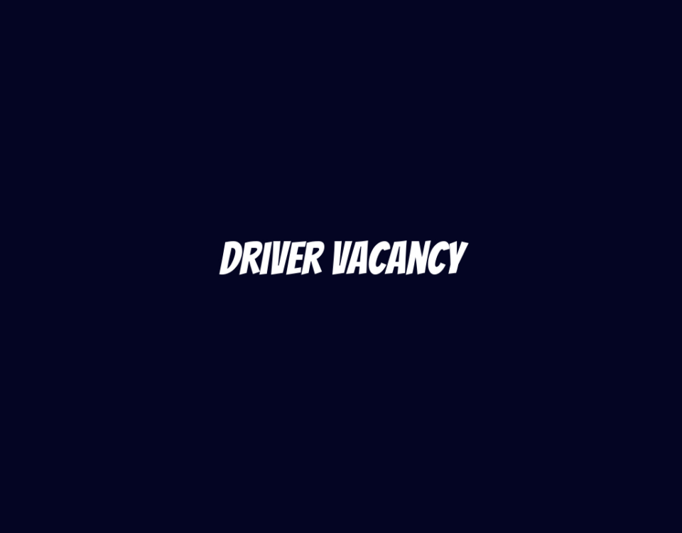 Driver Vacancy