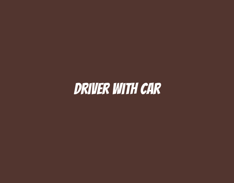 Driver with Car