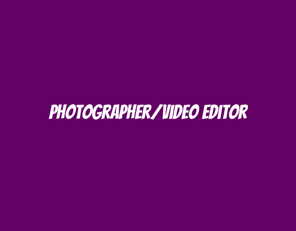 Photographer/Video Editor