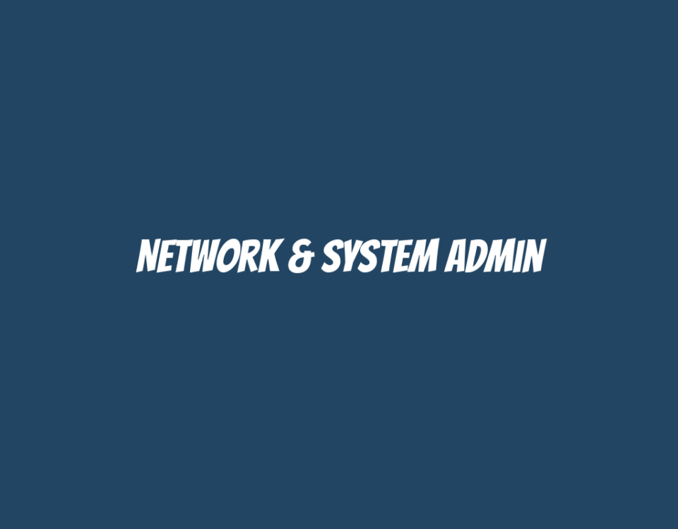 Network & System Admin