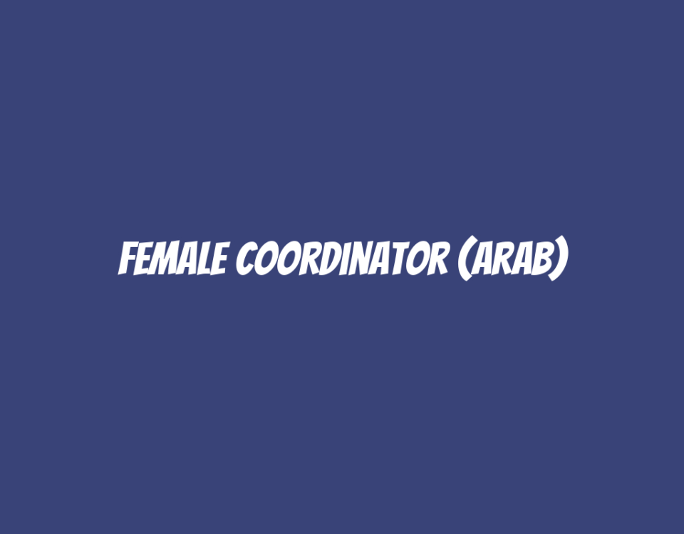 Female Coordinator (Arab)