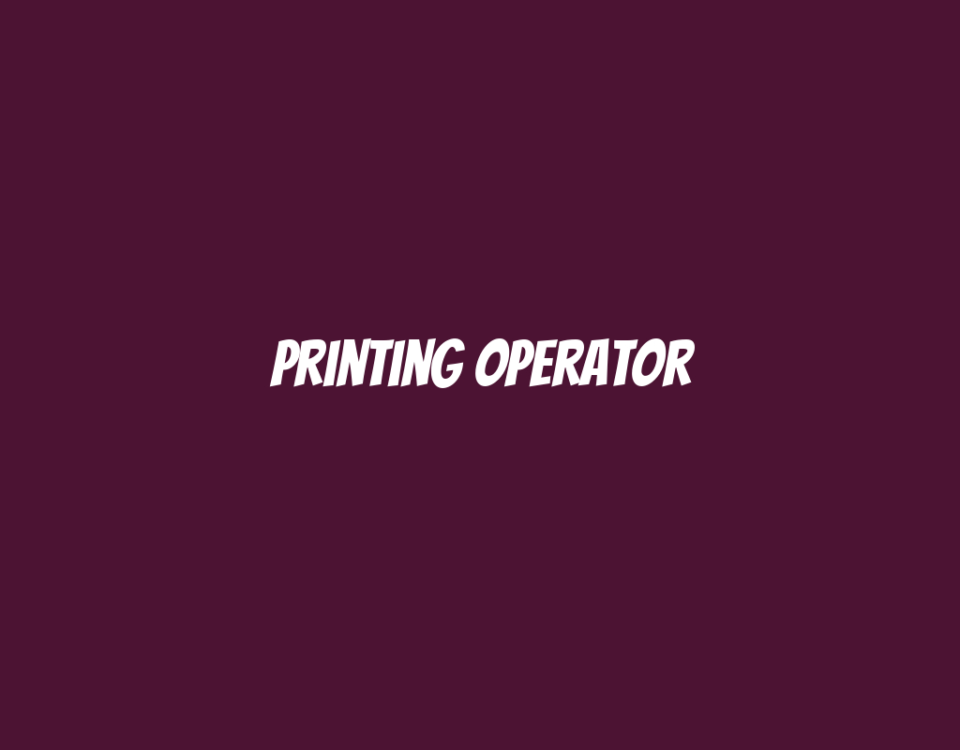 Printing Operator