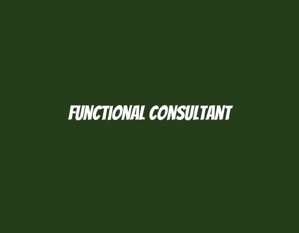 Functional Consultant