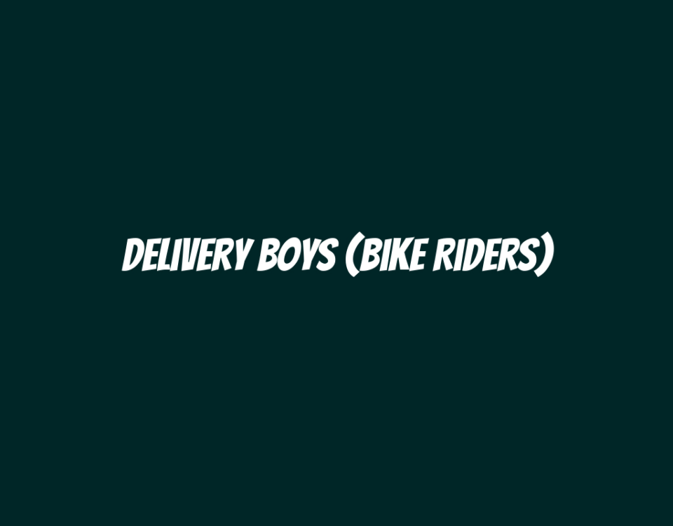 Delivery Boys (Bike Riders)