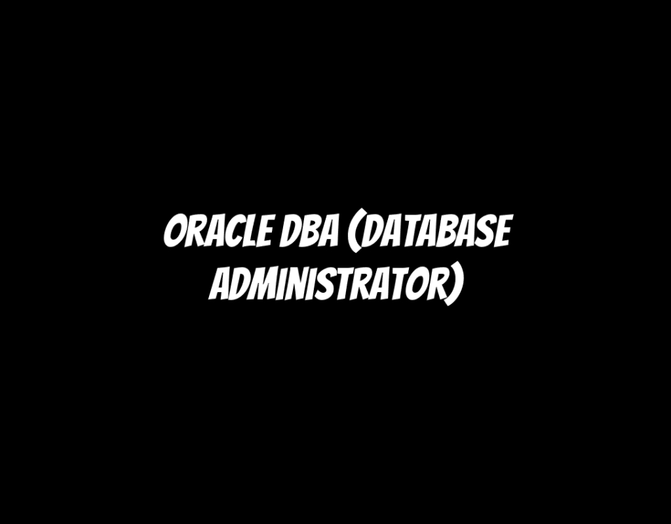 Oracle DBA (Database Administrator)