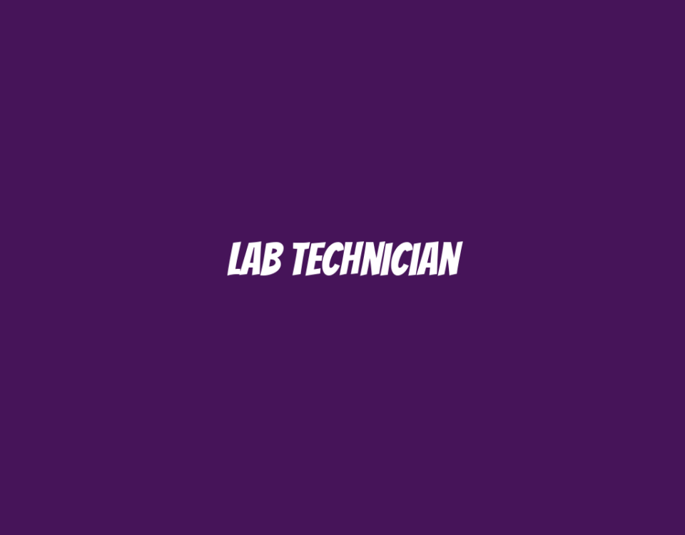 Lab Technician