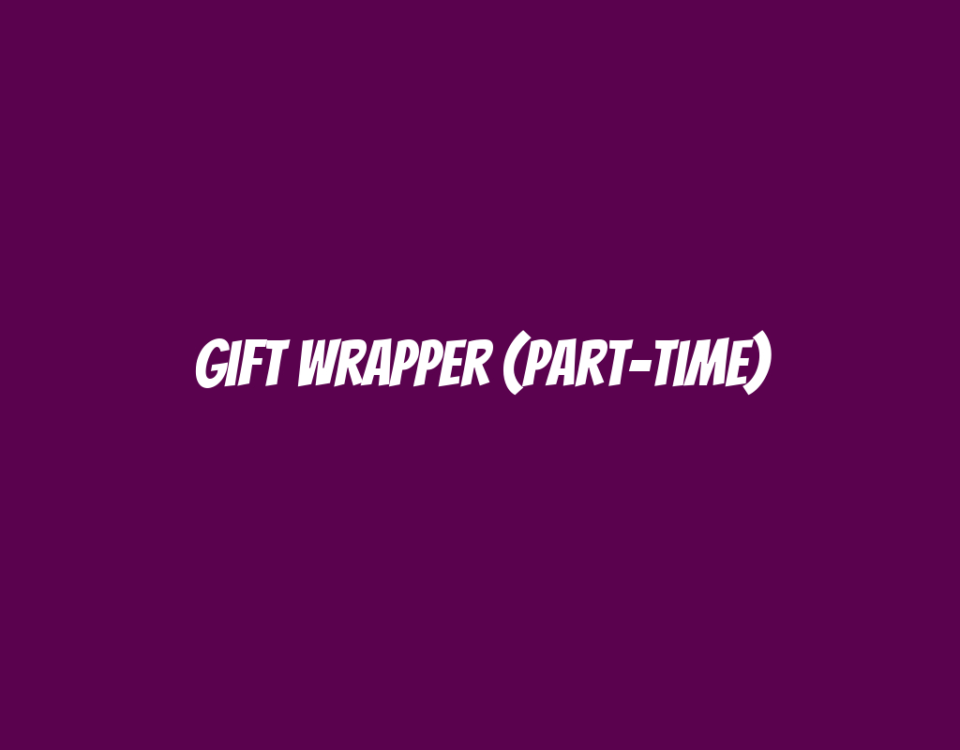 Gift Wrapper (Part-Time)