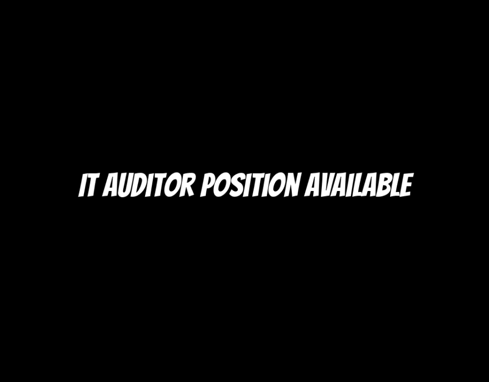 IT Auditor Position Available