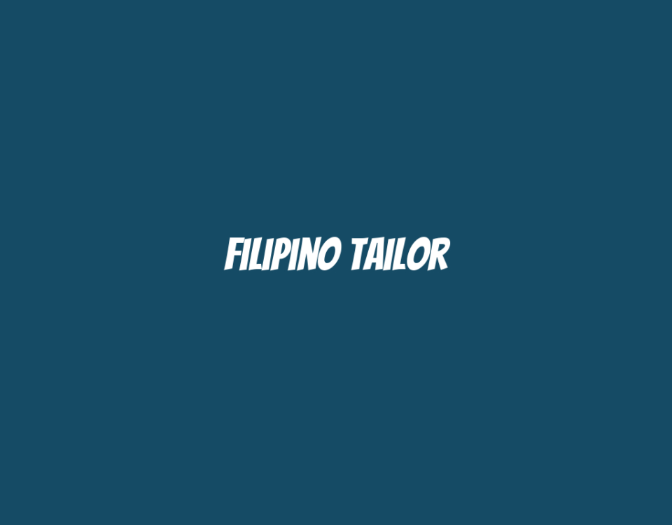 Filipino Tailor