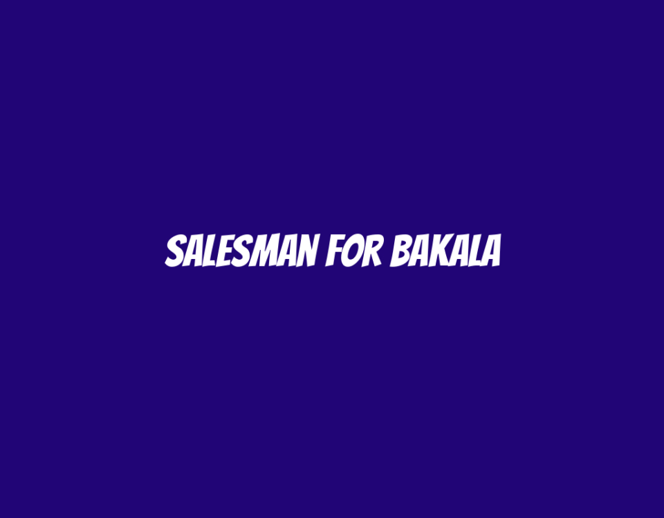 Salesman for Bakala