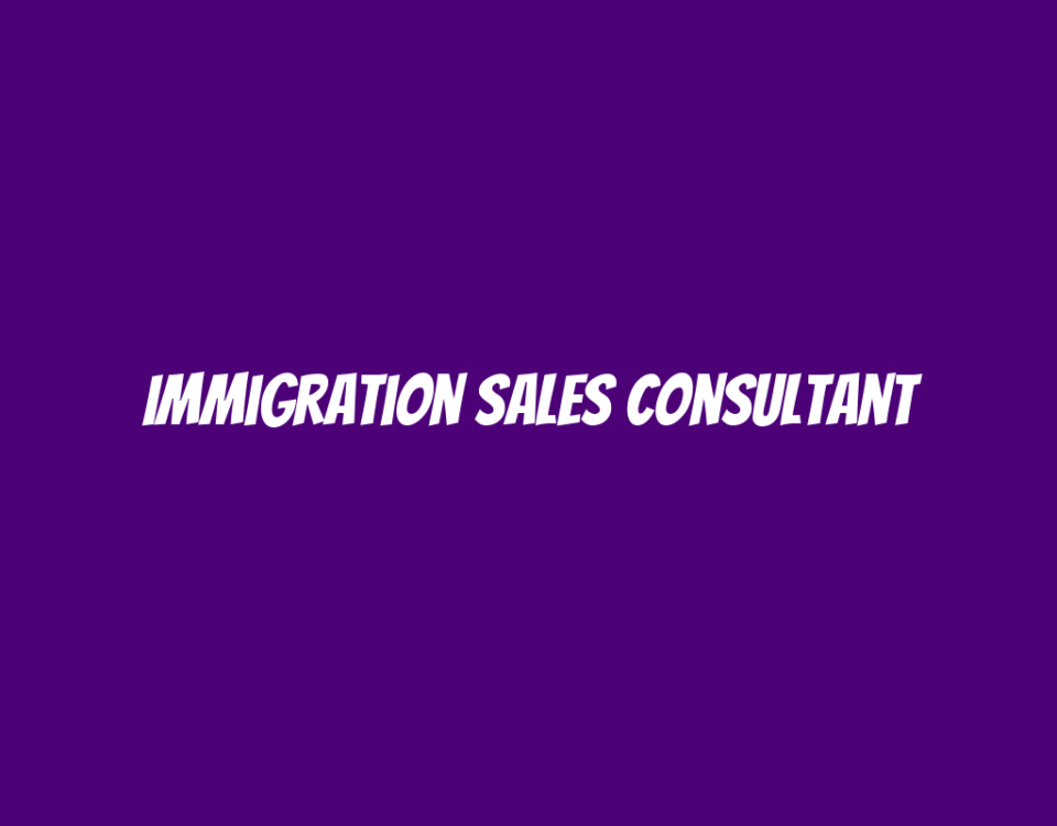 Immigration Sales Consultant