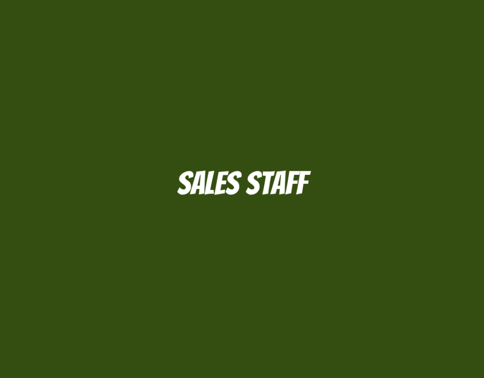 Sales Staff