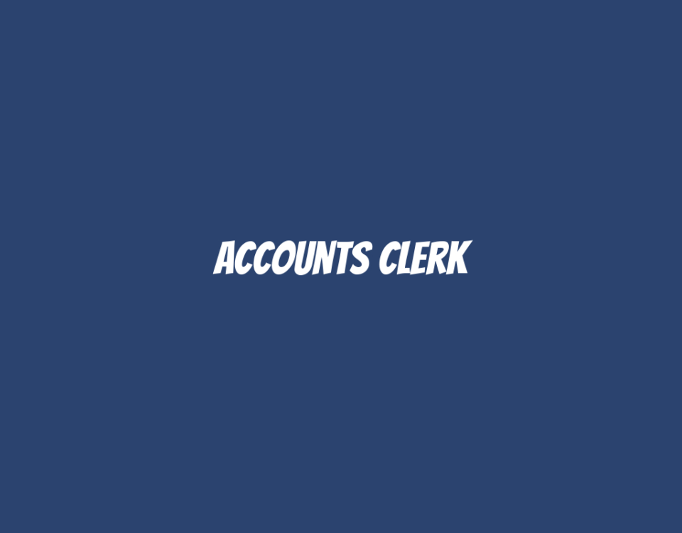 Accounts Clerk