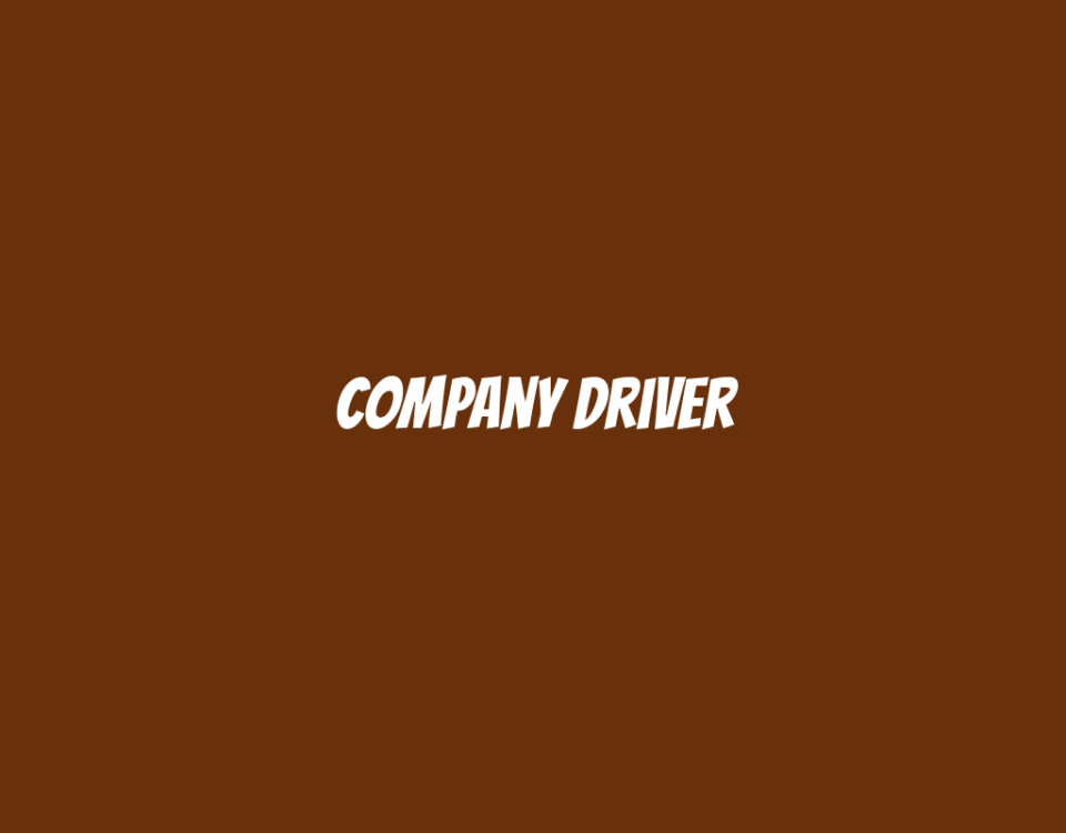 Company Driver