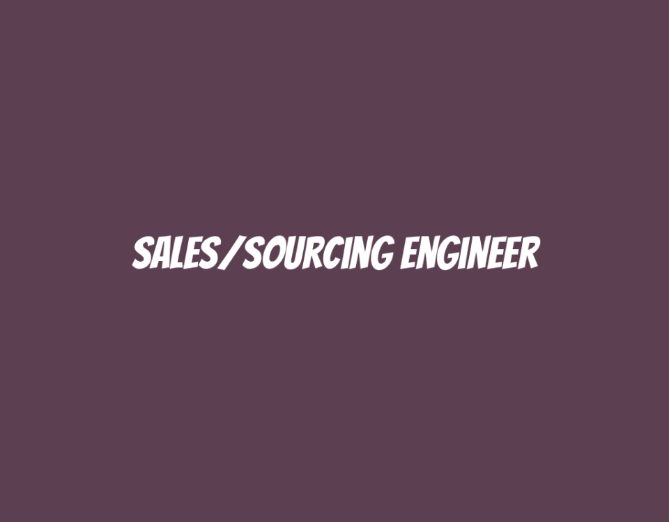 Sales/Sourcing Engineer