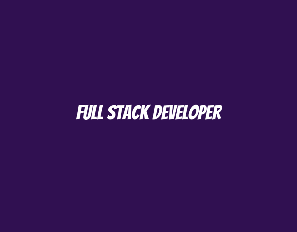 Full Stack Developer