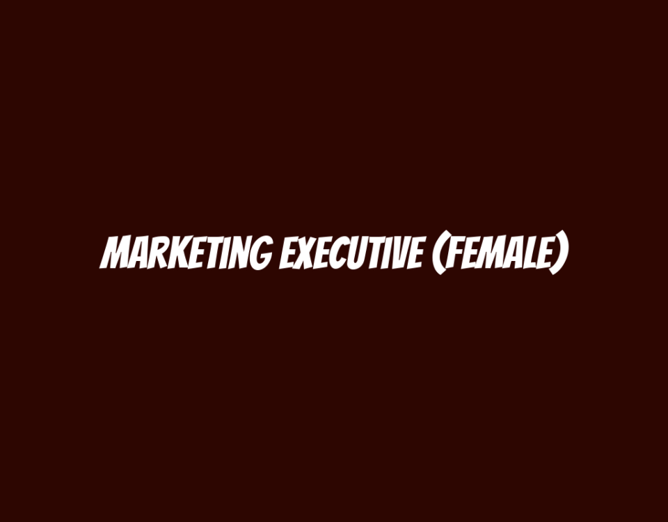 Marketing Executive (Female)