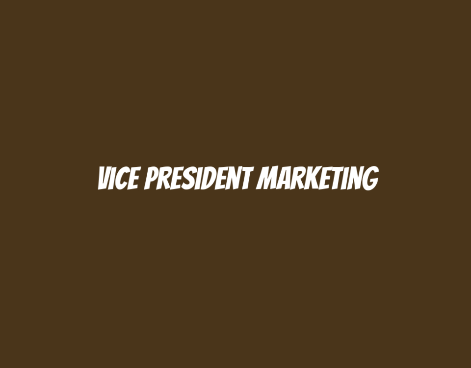 Vice President Marketing