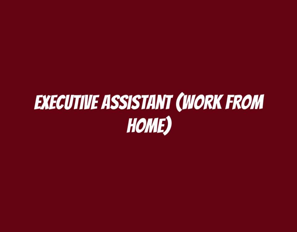 Executive Assistant (Work From Home)